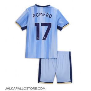 Tottenham Hotspur Cristian Romero #17 Vieraspaita Lapsille 2024-25 Lyhythihainen (+ shortsit)